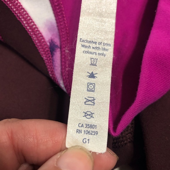 Lululemon Maroon Pants 1256 - Picture 6 of 9